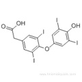 Benzeneacetic acid,4-(4-hydroxy-3,5-diiodophenoxy)-3,5-diiodo CAS 67-30-1